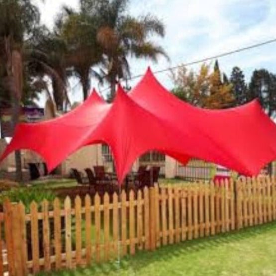 SANJAR 4 Way Stretch Tent W/Proof 4 Way Stretch Tent Waterproof Red 150cm (7601457168473) (7777485783129)