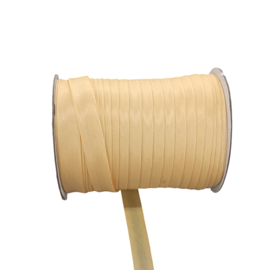 SATIN BIAS BINDING HABBY Champagne Satin Bias Binding 15 mm (7651377381465)