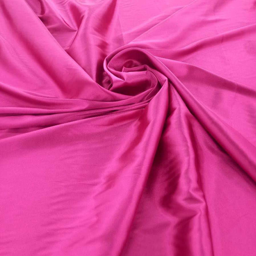 SATIN Dress Fabrics Cerise Pink Stretch Satin Fabric 150 cm (7710970609753)