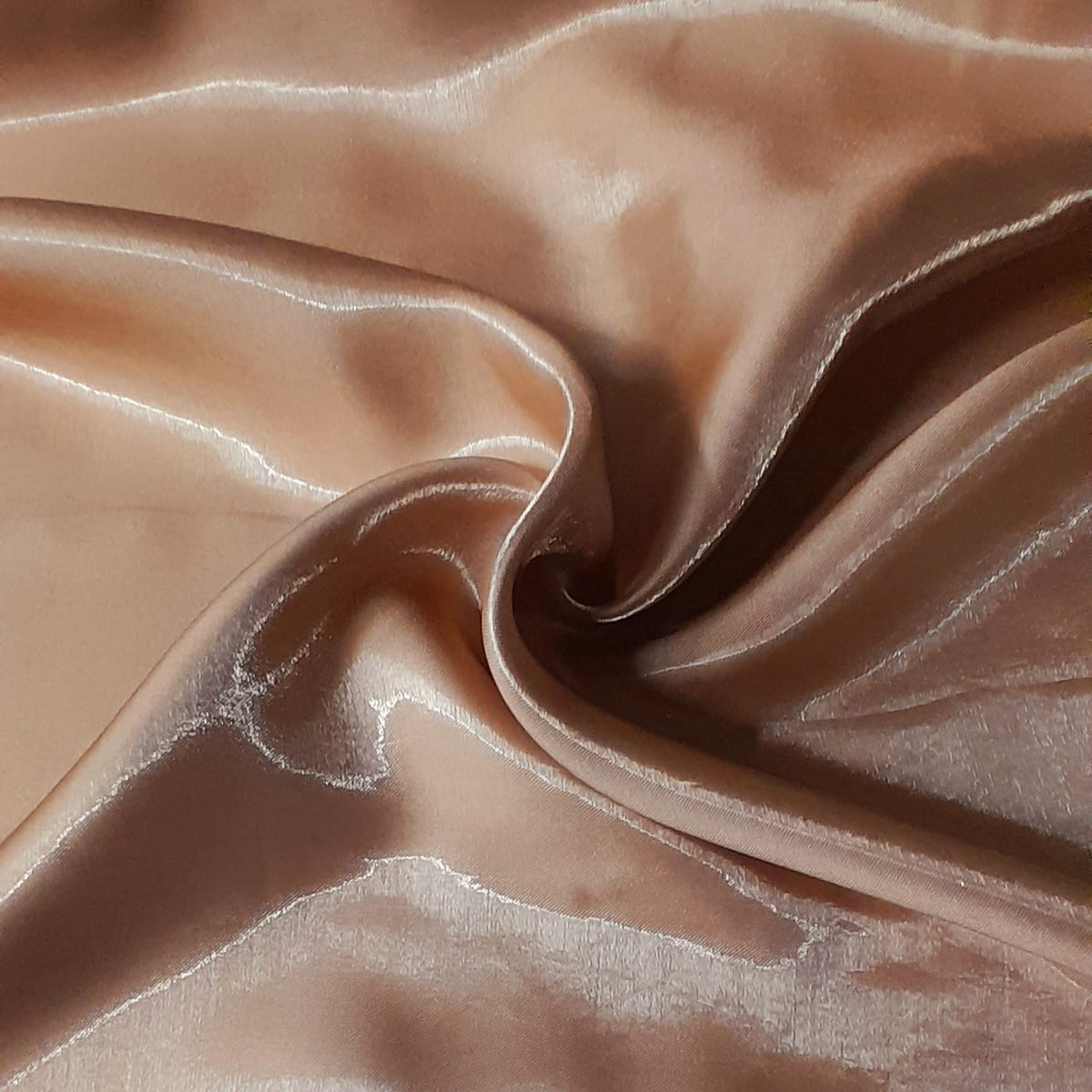 SATIN Dress Fabrics Dark Peach Glass Makado Satin Fabric 150 cm (7765413855321)