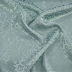 SATIN Dress Fabrics Embossed Satin Spandex Fabric Moss Green 150cm (7312760307801)