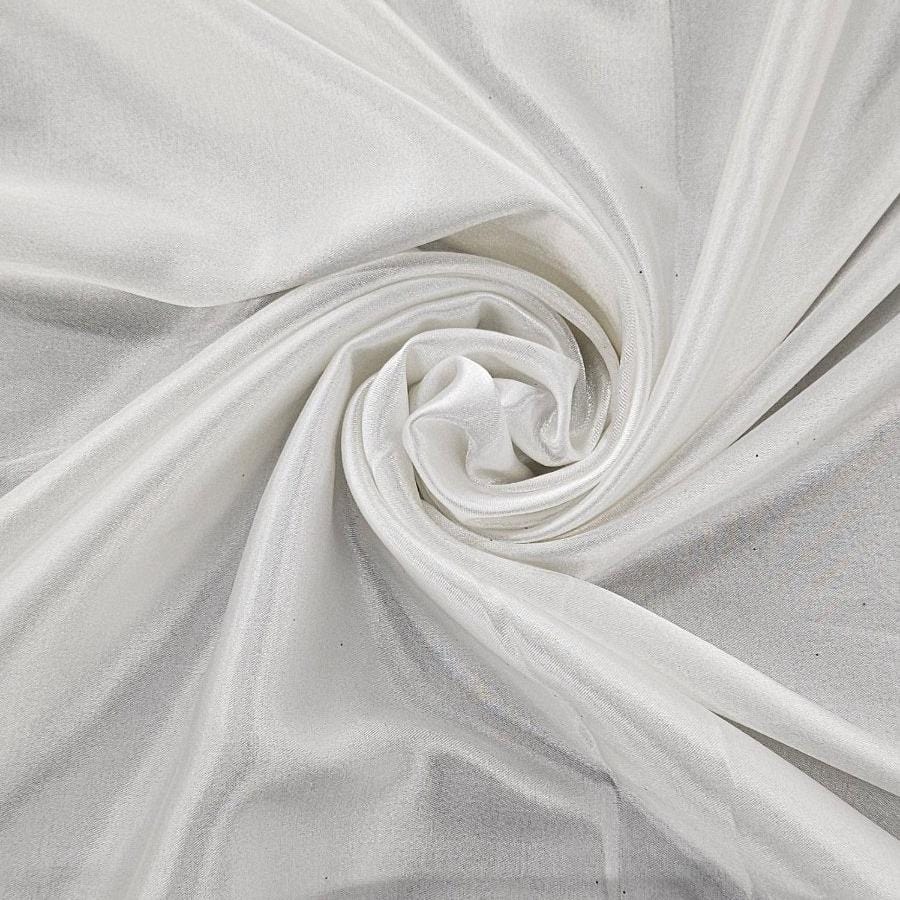 SATIN Dress Fabrics Ivory Stretch Satin Fabric 150 cm (7710970609753)