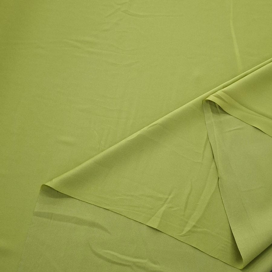 SATIN Dress Fabrics Olive Armani Satin Fabric 150cm