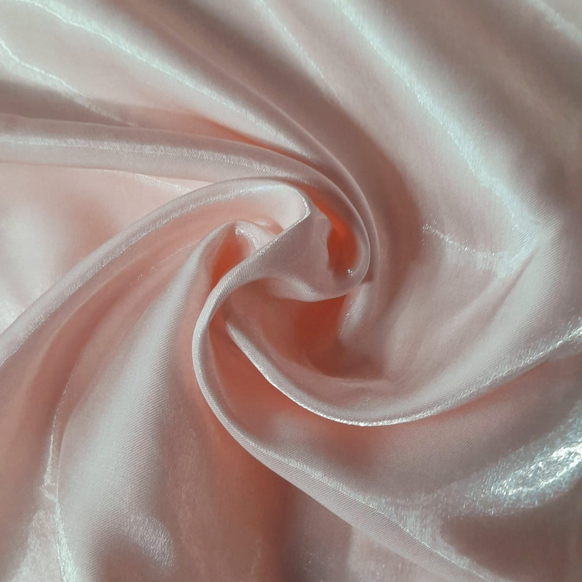 SATIN Dress Fabrics Peach Glass Makado Satin Fabric 150 cm (7765413855321)
