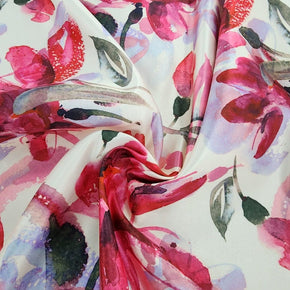 SATIN Dress Fabrics Printed Digital Duchess Satin Fabric 150 cm (7664755900505)