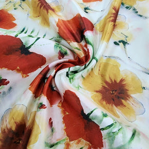 SATIN Dress Fabrics Printed Digital Duchess Satin Fabric 150 cm (7664756162649)