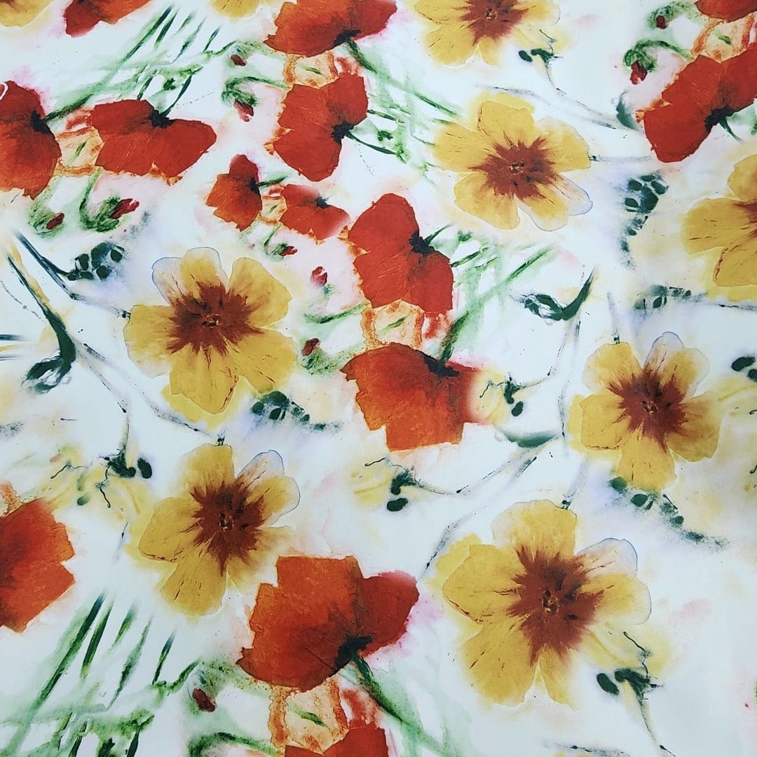 SATIN Dress Fabrics Printed Digital Duchess Satin Fabric 150 cm (7664756162649)