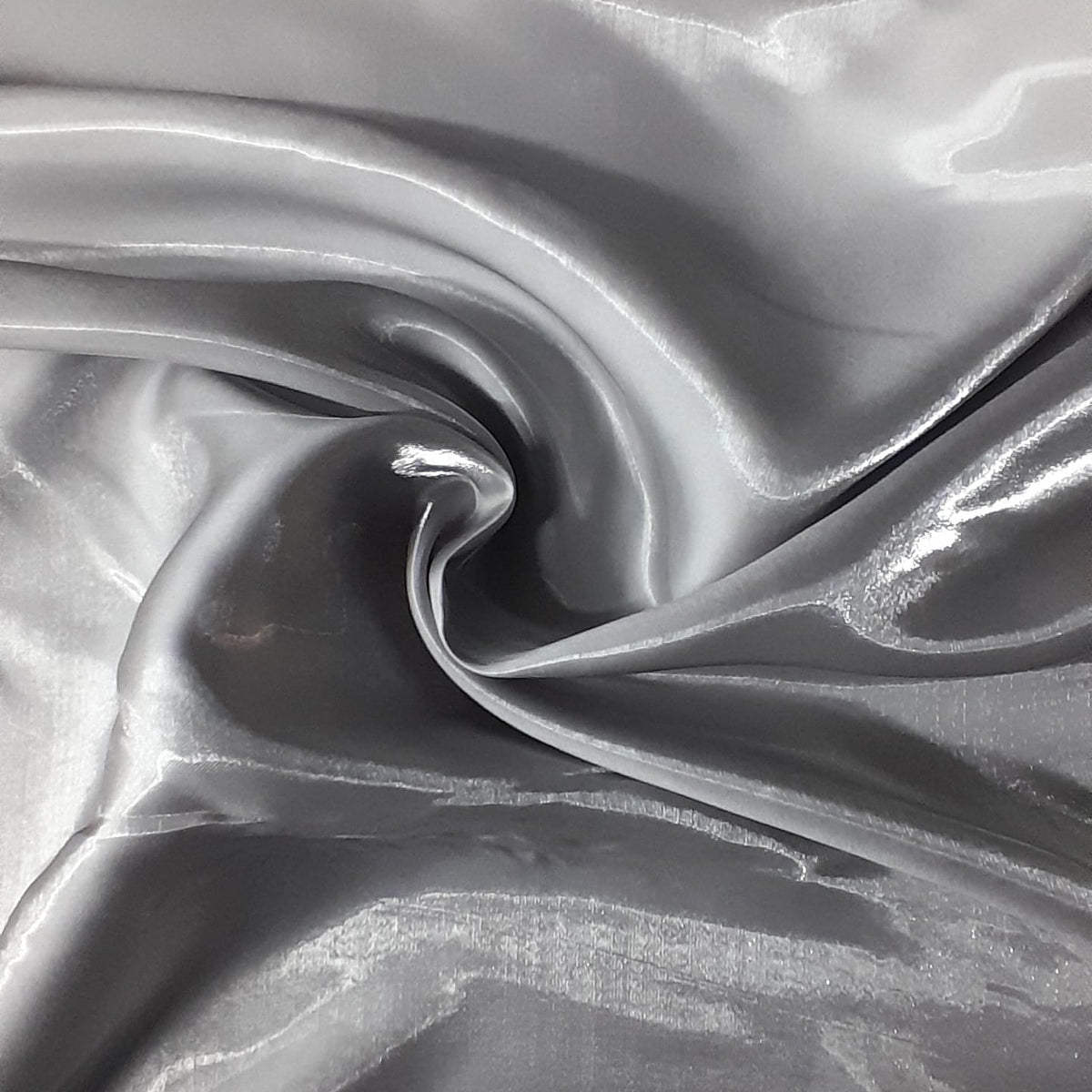 SATIN Dress Fabrics Silver Glass Makado Satin Fabric 150 cm (7765413855321)