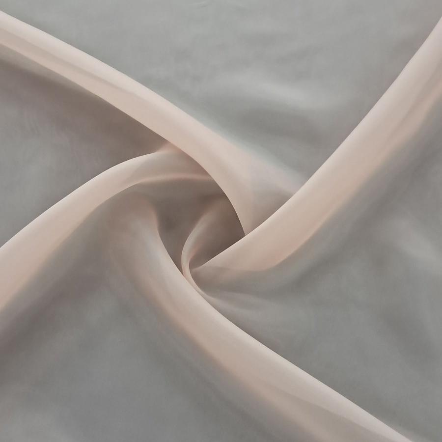 SATIN Dress Fabrics Toasted Almond Satin Organdy Fabric 145cm (7241169043545)