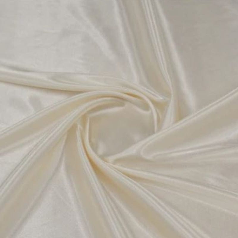 SATIN Dress Fabrics White Stretch Satin Fabric 150 cm (7710970609753)
