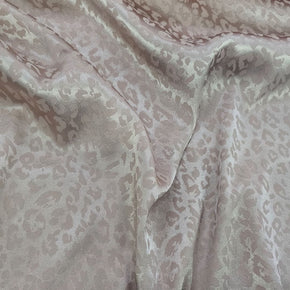 SATIN Embossed Satin Spandex Fabric Pale Rose 150cm (7312760275033)