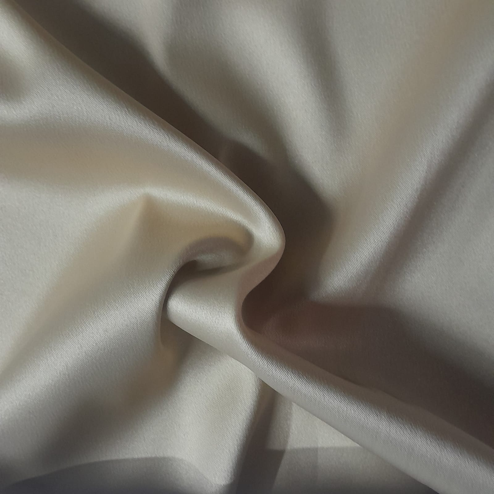 SATIN Fabric Light Gold Summer Satin Fabric 150 cm (7768819728473)
