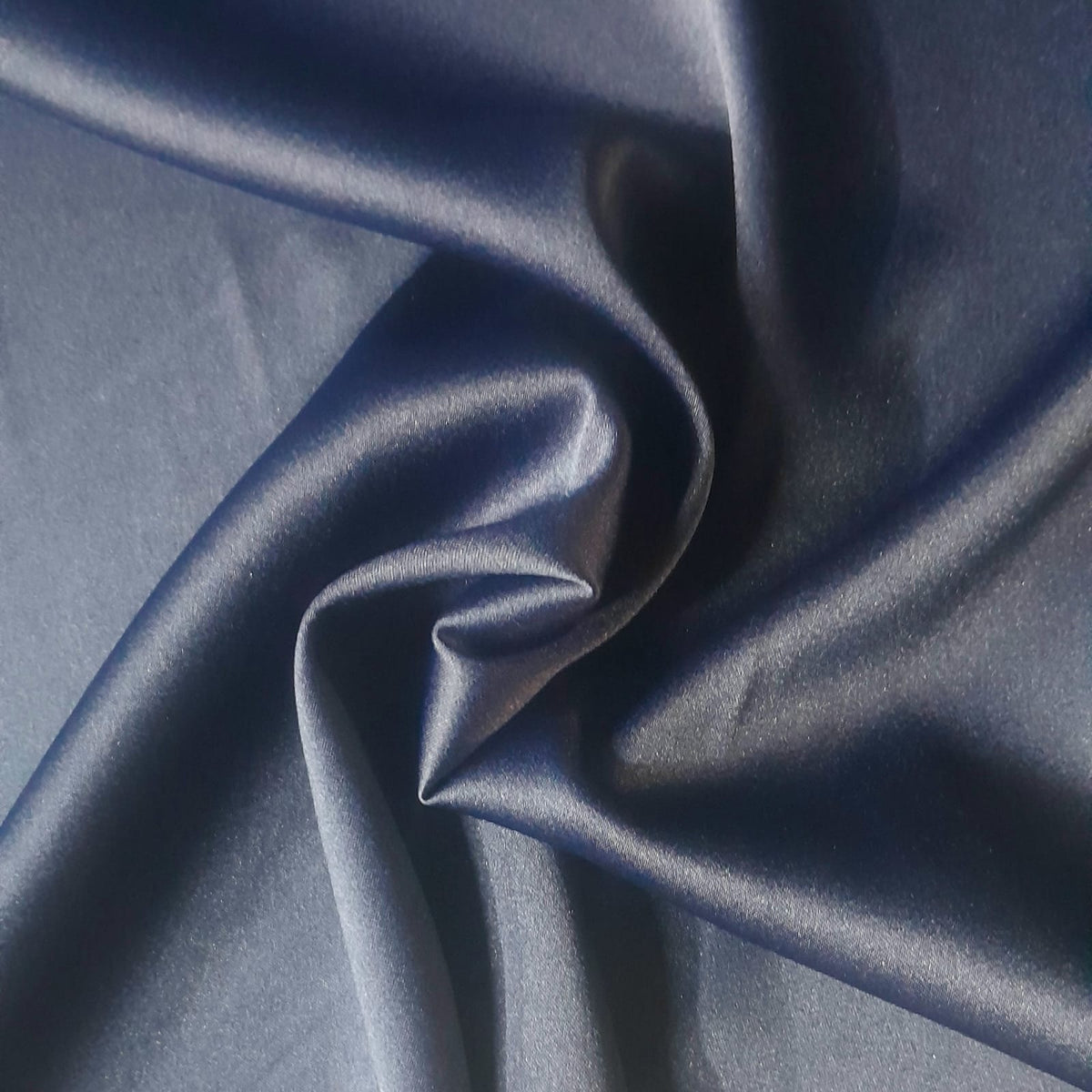 SATIN Fabric Navy Summer Satin Fabric 150 cm (7768819728473)