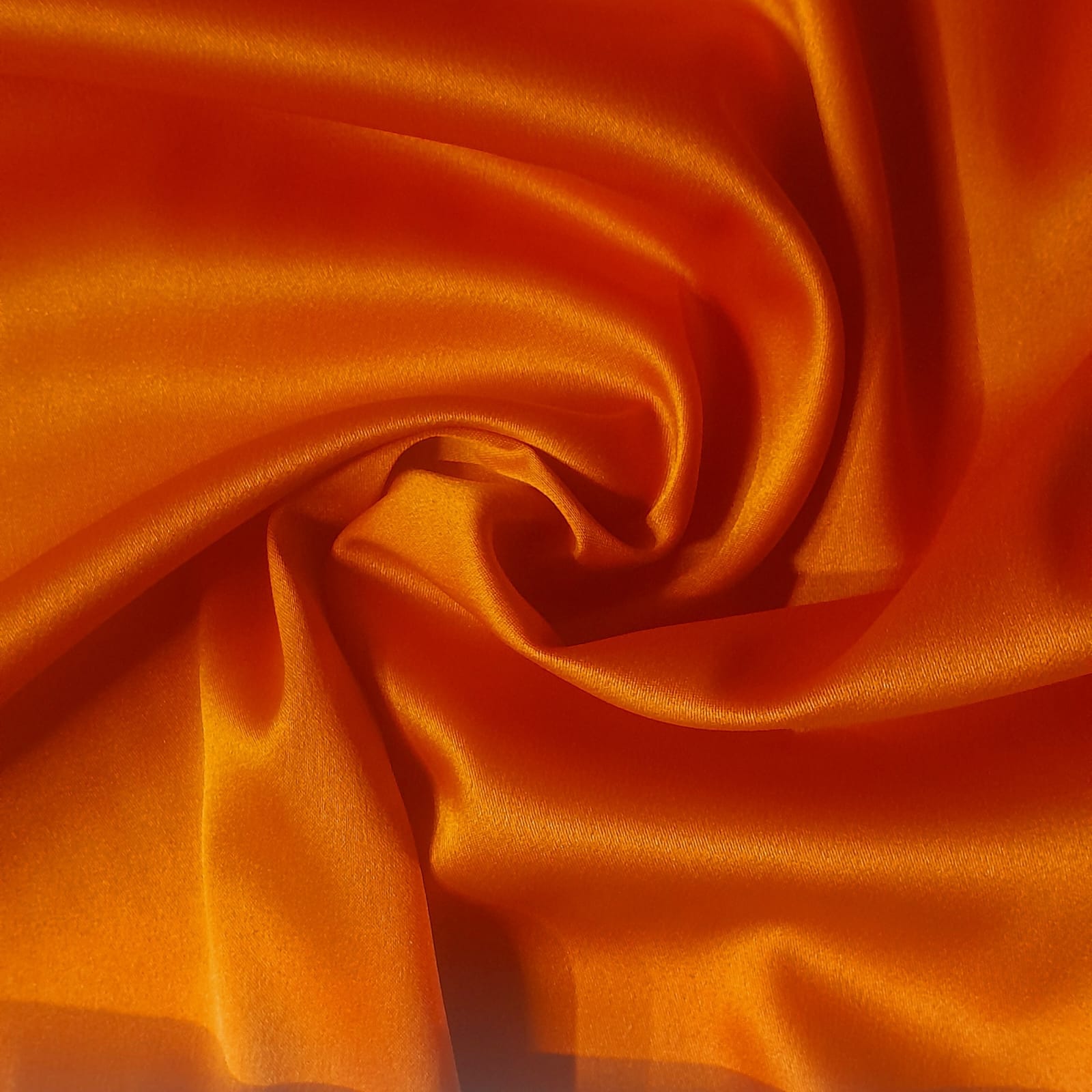 SATIN Fabric Orange Summer Satin Fabric 150 cm (7768819728473)