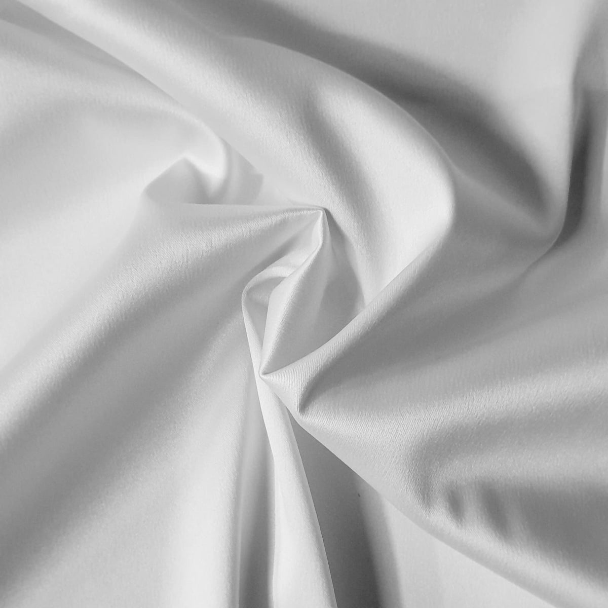 SATIN Fabric White Summer Satin Fabric 150 cm (7768819728473)