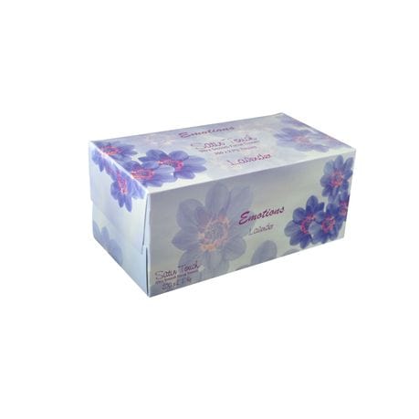Satin Touch Facial Tissue Satin Touch 2 Ply Facial Tissue 200’s Lavender (7825035886681)