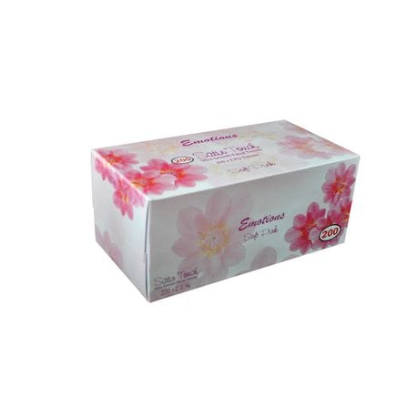 Satin Touch Facial Tissue Satin Touch 2 Ply Facial Tissue 200’s Pink (7825035198553)