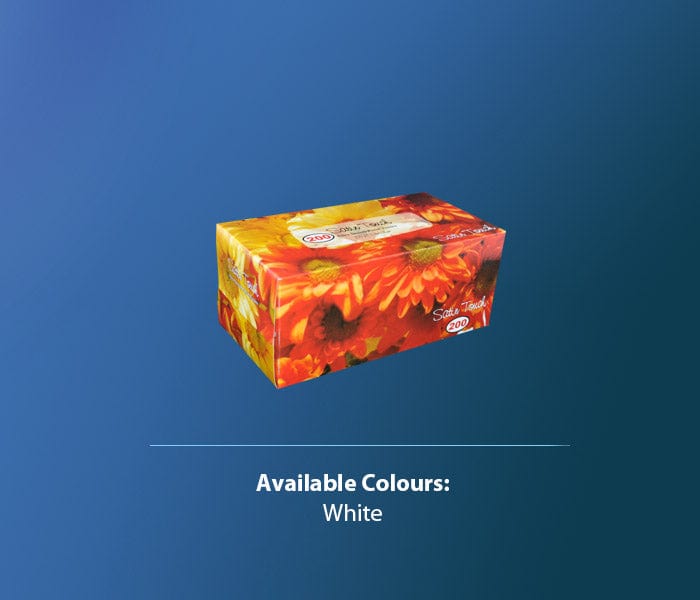 Satin Touch Facial Tissue Satin Touch 2 Ply Facial Tissue 200’s White (7824939155545)