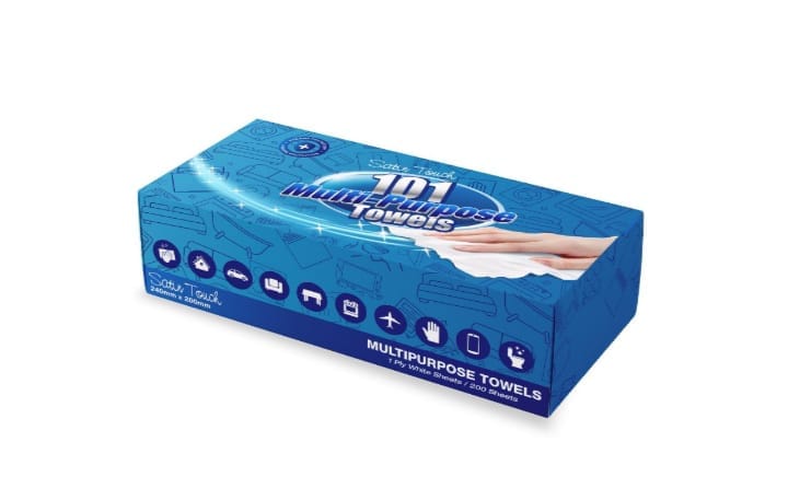 Satin Touch Satin Touch 101 Multi-Purpose Towels 1 PLY 200s WHST101MT200 (7791465496665)