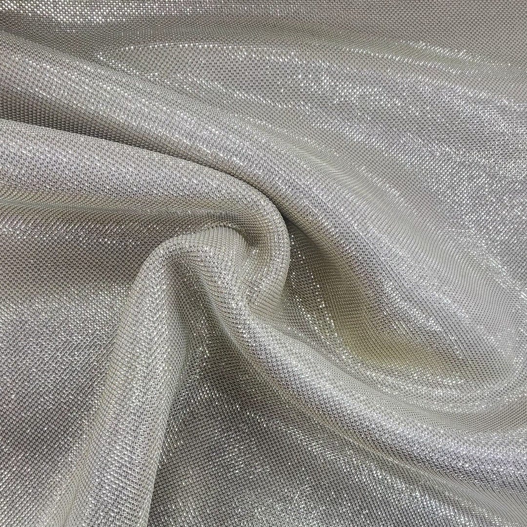 SCUBA Dress Fabrics Gold Sandwich Scuba Lurex Fabric 150 cm (7631457681497)