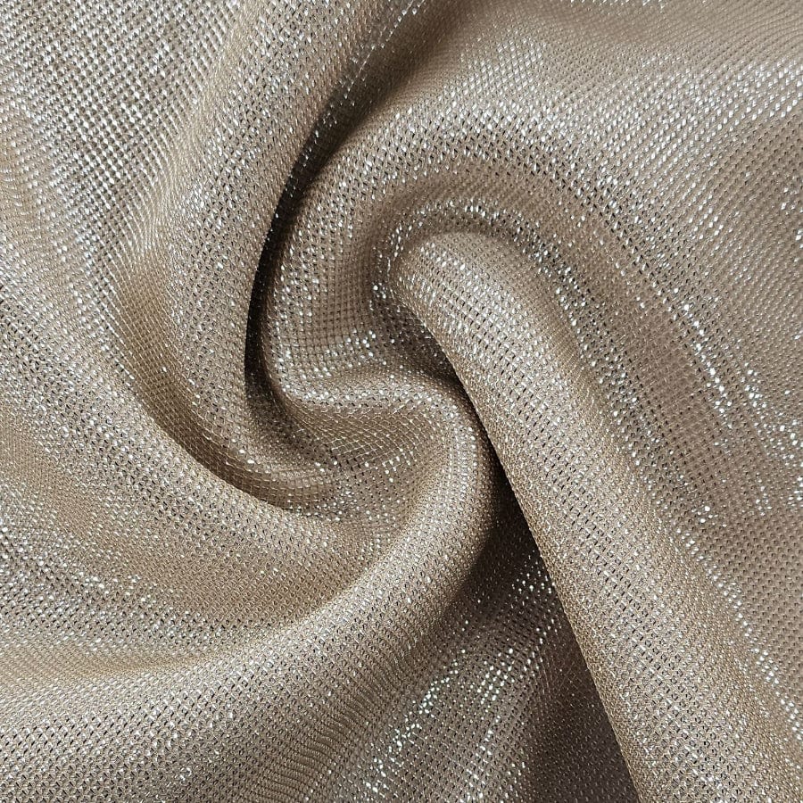 SCUBA Dress Fabrics Moonbeam Sandwich Scuba Lurex Fabric 150cm (7631457681497)