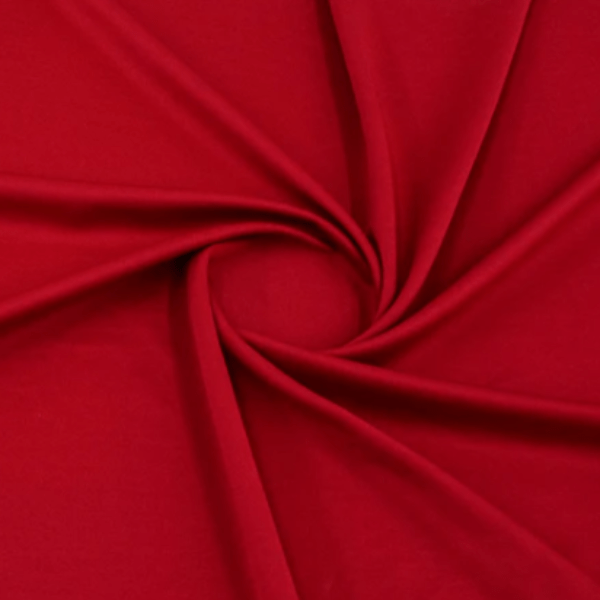 SCUBA Fabric Red Scuba Crepe Fabric 150 cm (7754938679385)