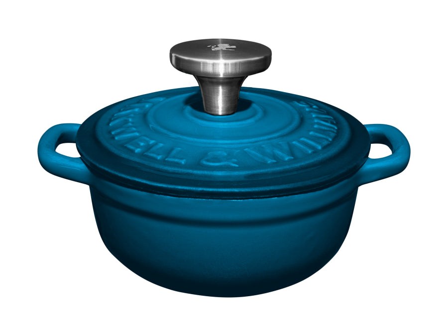 Maxwell & Williams Cast Iron Cocotte 260ml Midnight Blue SE0020