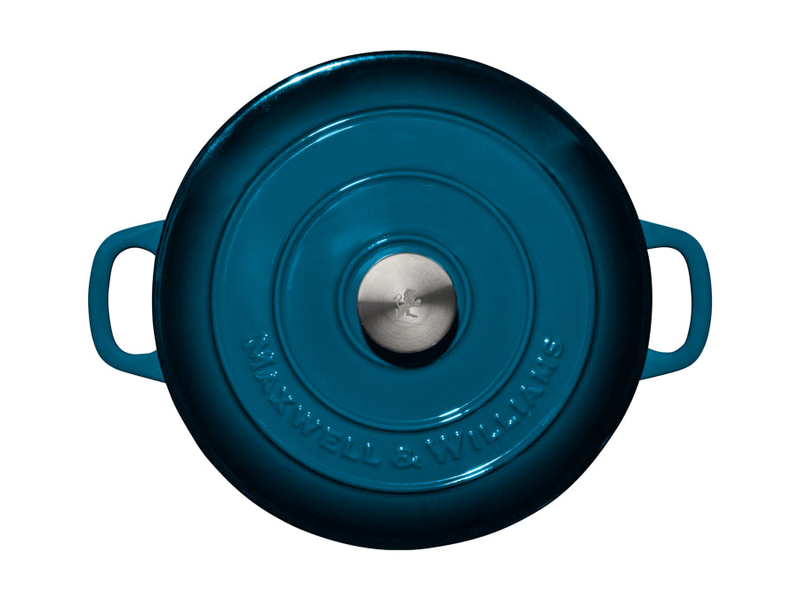 Maxwell & Williams Cast Iron Braiser 3.3L Midnight Blue SE0023