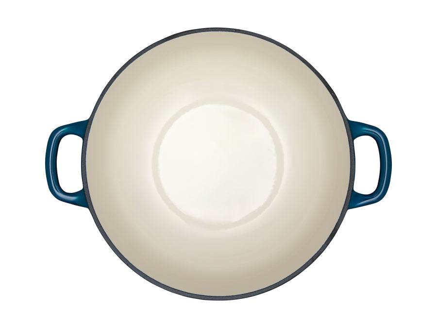 Maxwell & Williams Cast Iron Round Casserole 4L Midnight Blue SE0024