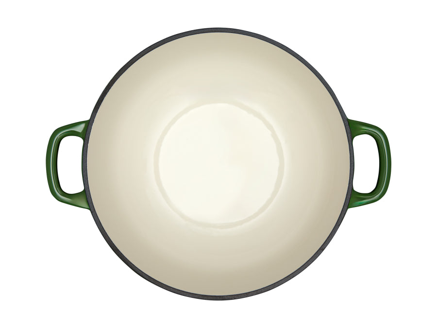 Maxwell & Williams Cast Iron Round Casserole 3.3L English Racing Green SE0028