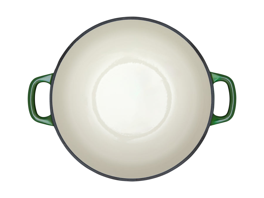 Maxwell & Williams Cast Iron Round Casserole 4L English Racing Green SE0030