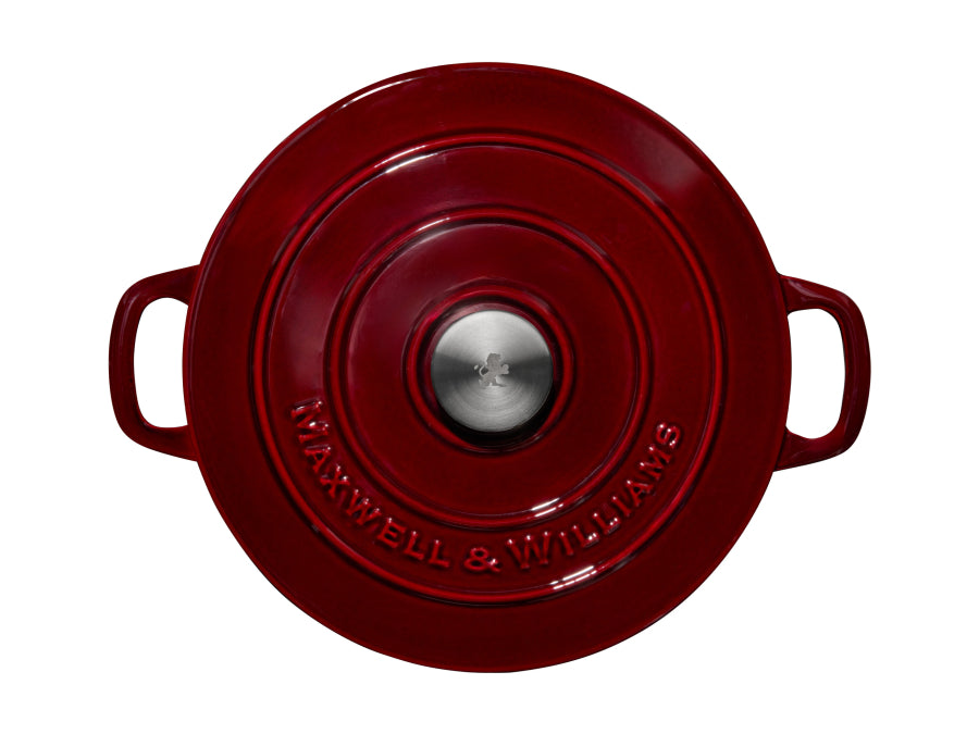 Maxwell & Williams Cast Iron Braiser 3.3L Merlot SE0035