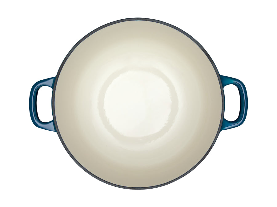 Maxwell & Williams Cast Iron Round Casserole 6.2L Midnight Blue SE0040