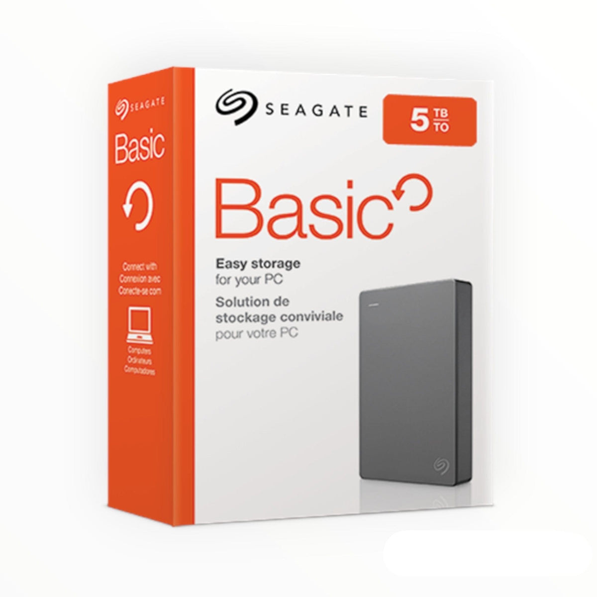 SEAGATE EXTERNAL HARD DRIVE Seagate Basic 5 TB Hard Drive (7803603124313)