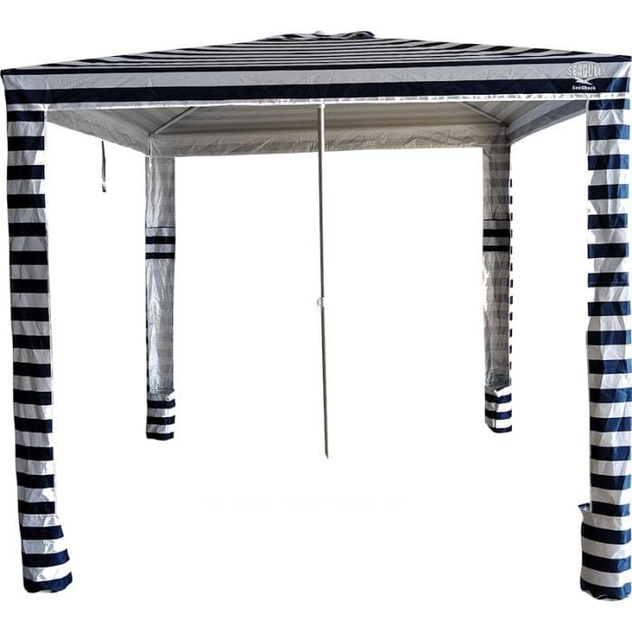 SEAGULL Gazebo Seagull Sea Shack Beach Cabana Al Pole 210d 2.2x2.2m SEA-SHACK