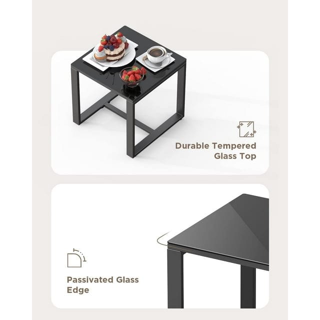 SEAGULL Outdoors Patio 3 Piece Set Charcoal Grey MLM-210988 (7408943628377)