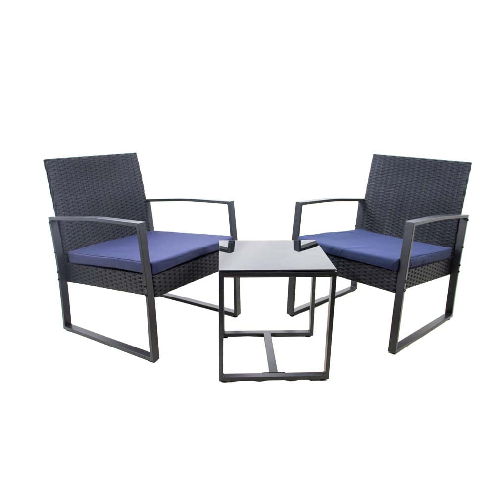 SEAGULL Outdoors Patio 3 Piece Set Charcoal MLM-210988 (7408943628377)