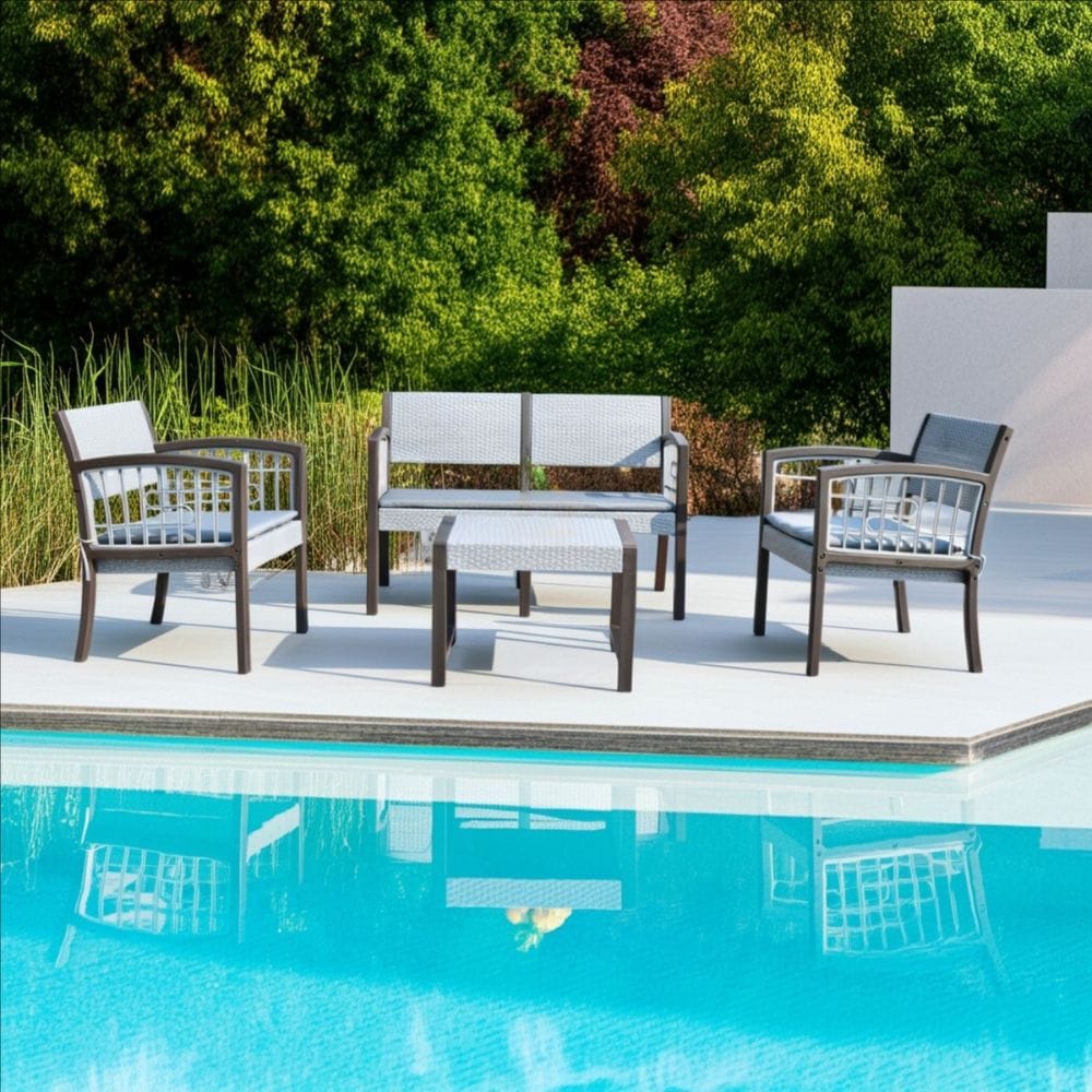 SEAGULL Outdoors Seagull Ancona 4-Seater Patio Set SPF-ANCONA