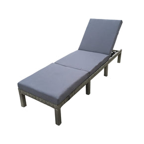 SEAGULL Outdoors Seagull Deluxe PE Rattan Lounger 198CM (2061788741721)