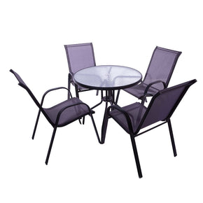 SEAGULL Outdoors Seagull Patio Set Steel 5-Piece (7425102708825)