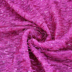 SEQUINS Dress Fabrics Cerise Noliah Sequin 150cm (7810312831065)