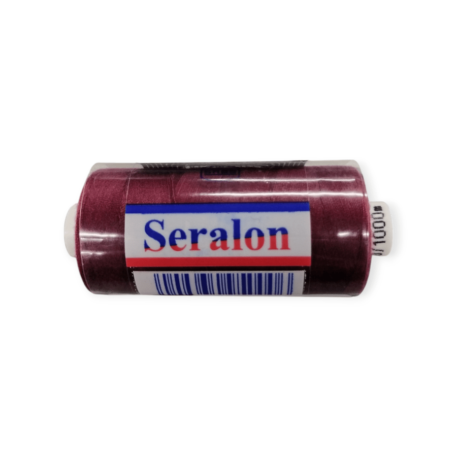 SERALON Habby Maroon 4882 All Purpose Seralon Thread 1000m (6576780542041)