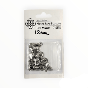 SEWING ACCESSORIES Habby Metal Snap Buttons 12mm (7507012091993)