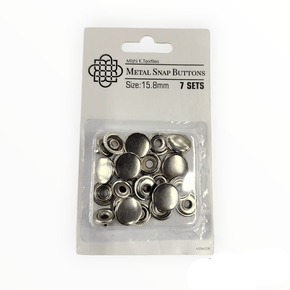 SEWING ACCESSORIES Habby Metal Snap Buttons 15.8mm (7507011731545)