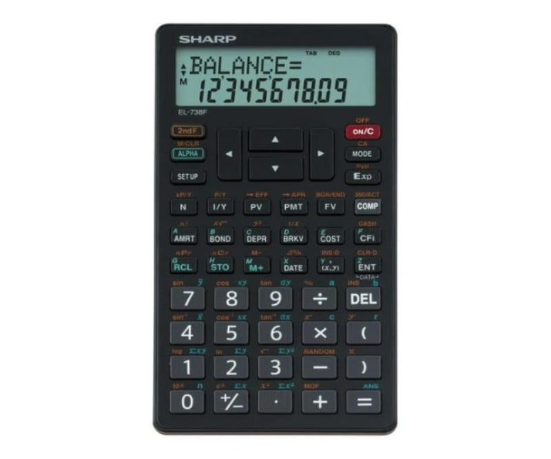 SHARP CALCULATOR Sharp EL-738 Business and Financial Calculator