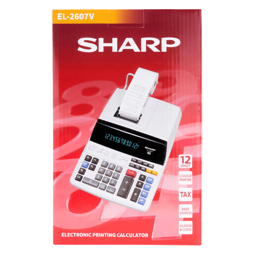 SHARP CALCULATOR Sharp Premium Fast Printer Calculator EL-2607V