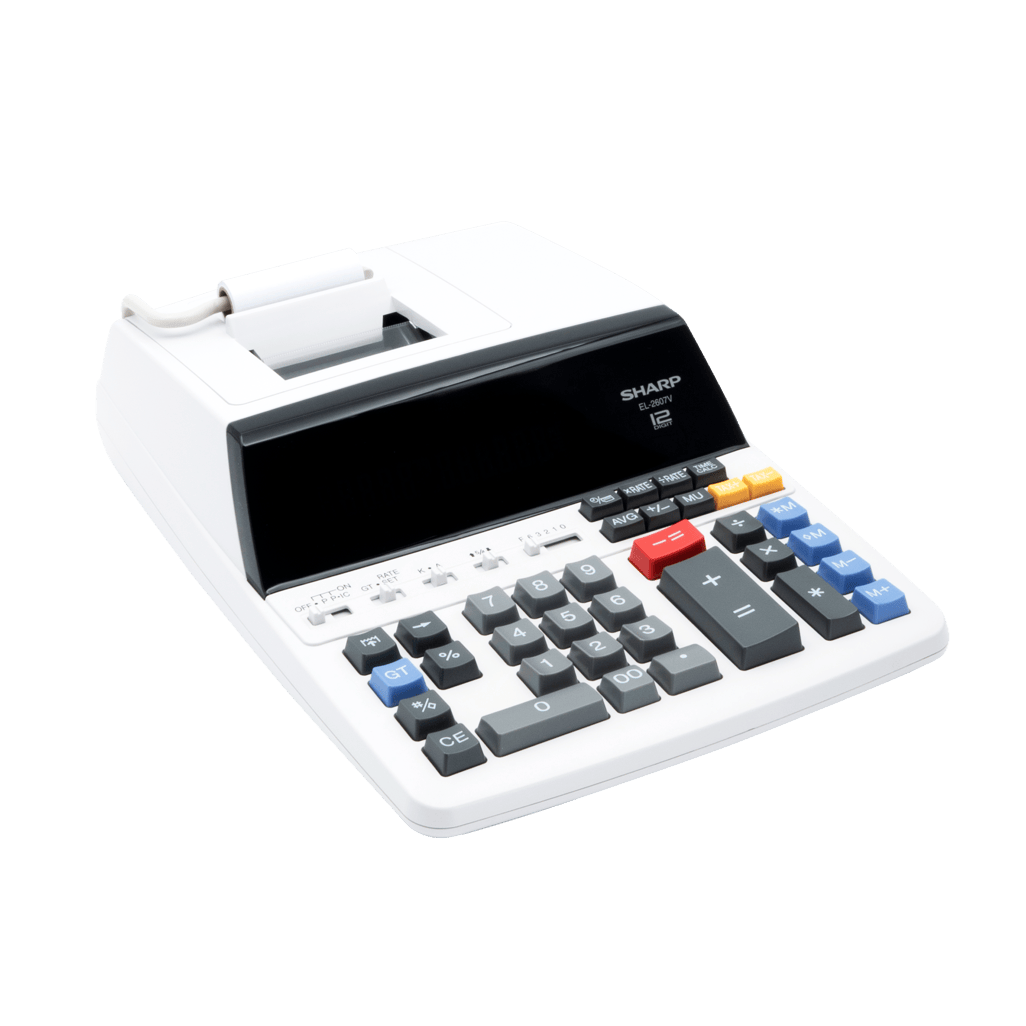 SHARP CALCULATOR Sharp Premium Fast Printer Calculator EL-2607V