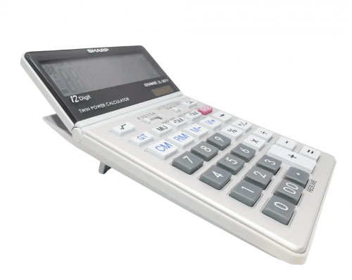 SHARP CALCULATOR Sharp Semi Desk 12 Digit Calculator EL-387V