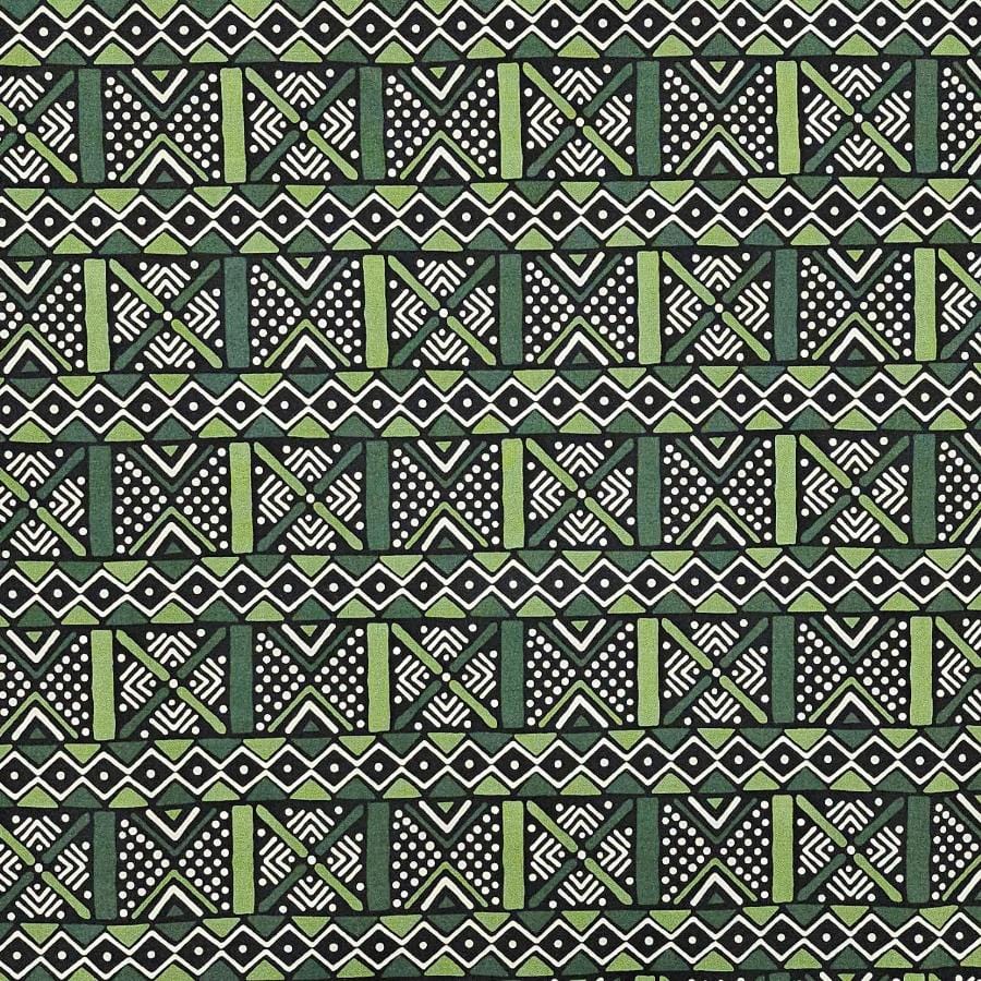 SHWE SHWE Dress Fabric Green Shwe Shwe Africa Eagle Width 110cm (7880819048537)