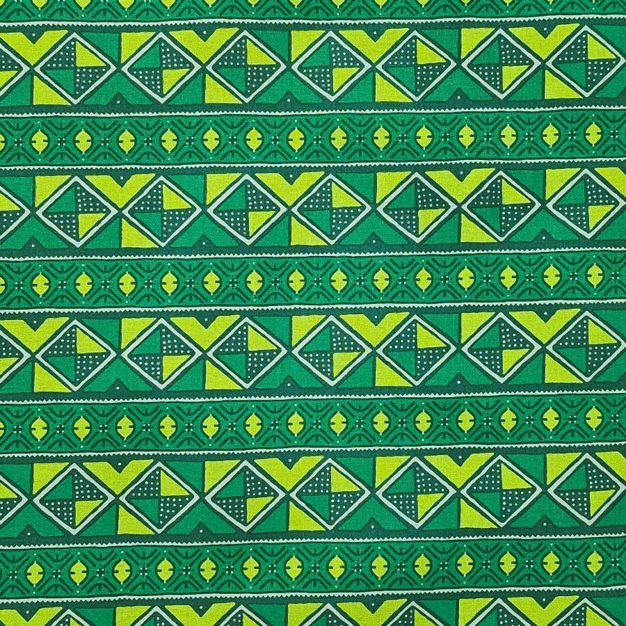 SHWE SHWE Dress Fabric Lime Green Shwe Shwe Africa Eagle Width 110cm (7880819048537)